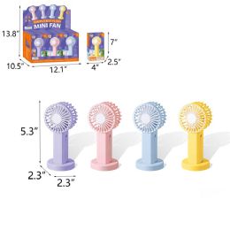 96 Bulk 5.3" Rechargable Hand Fan
