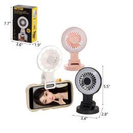 120 Bulk 5.3" Clip Rechargable Fan
