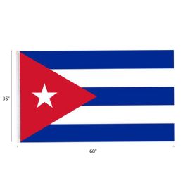 144 Bulk 3x5ft Cuba Big Flag