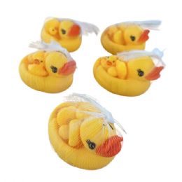96 Bulk 4pc Rubber Duck Toy