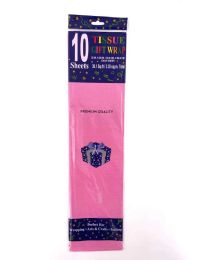 72 Bulk 10 Sheets Pack Colored Tissue Paper Pink