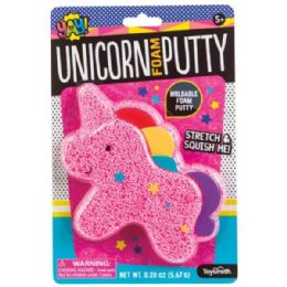 32 Bulk Toysmith Unicorn Moldable Foam Putty