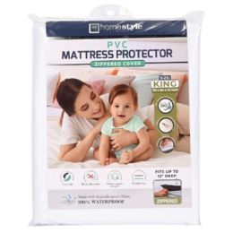 12 Bulk Waterproof Pvc Zippered Mattress Cover King