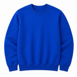24 Bulk Youth Cotton Crew Neck Sweat Shirt Royal Blue Size Xlarge
