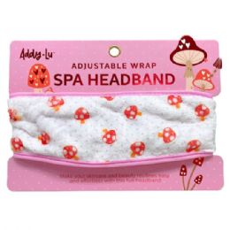 24 Bulk Addy Lu Mushroom Spa Headband