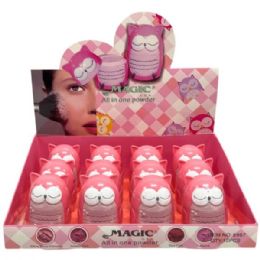 36 Bulk Lady Owl Shimmer Blush In Countertop Display