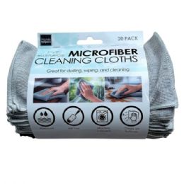 8 Bulk 20 Pack Multi Purpose Microfiber Cleaning Cloths