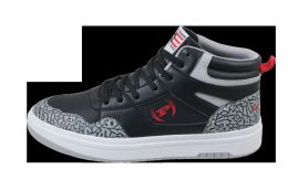 12 Bulk Men's Hightop Court Sneaker (7-12)