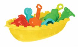 8 Bulk Boat Beach Toys Set