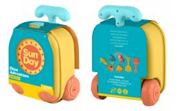 8 Bulk 9pcs Dinosaur Suitcase Beach Toys Set