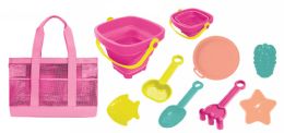 12 Bulk Beach Toys Set With Mesh Bag