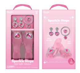 12 Bulk 1pk Pretty Collection Shoes And JewelrY- Pink