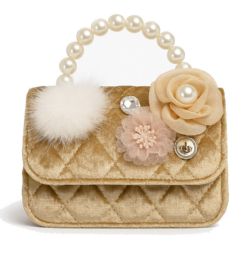24 Bulk Quilted Purse - Beige
