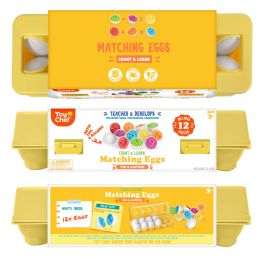 12 Bulk Matching Number Eggs - 12 Eggs