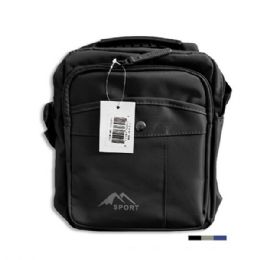24 Bulk Men's Black Hip Bag