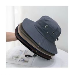 48 Bulk JapanesE-Style QuicK-Dry Drawstring Bucket Assorted Colors