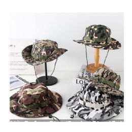 48 Bulk Camouflage Outdoor Mountaineering Fishing Caps