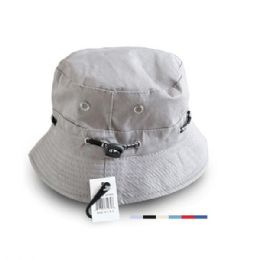 48 Bulk Assorted Colors Bucket Hat