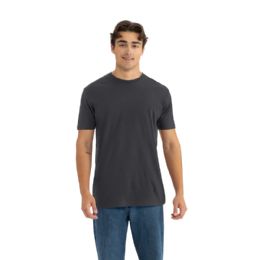 24 Bulk Mens Plus Size Cotton Short Sleeve T Shirts Graphite Black Size 4xl