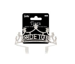 288 Bulk Bride To Be Silver Tiara 15*5.5cm