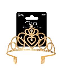 288 Bulk Gold Tiara 14*7cm