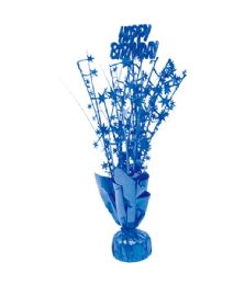 48 Bulk Birthday Balloon Weight Holographic Blue