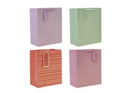 72 Bulk Everyday Day Gift Bag Large 10.5x13x5.5-Inch