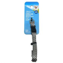 48 Bulk Vibrant Life Extra Small Gray Padded Pet Collar