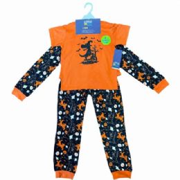 12 Bulk Little Dreamer Sleepwear 4 Piece Halloween Pajama Set In Sizes 4-6