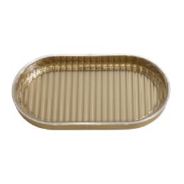 16 Bulk Soap Dish W/insert Clear/brass Steel/plastic No Online Sales