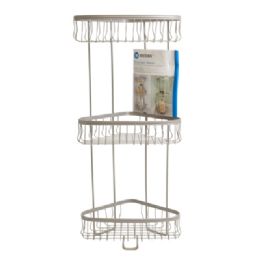 2 Bulk Shower/bath Storage 3tier Shelf Work Lyra Satin Steel No Online Sales