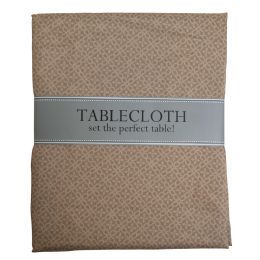 12 Bulk Tablecloth 60in Stone Tonal Lattice Round Indoor/outdoor W/zipper Reusable 100%polyester