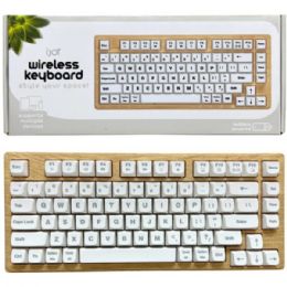 3 Bulk Ijoy Wooden Design Wireless Keyboard