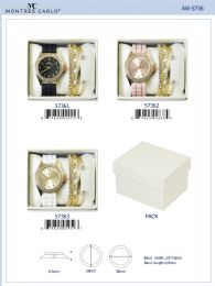 12 Bulk Ladies Watch - 57361-JB assorted colors