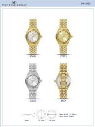 12 Bulk Ladies Watch - 57621 assorted colors