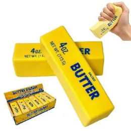 24 Bulk Slow Rising Squishy Butter 5"X1.5" Display