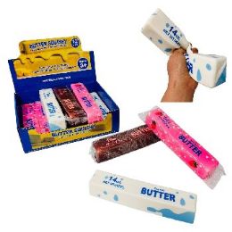 12 Bulk Large Slow Rising Squishy Butter 9"X2" Neapolitan Butter