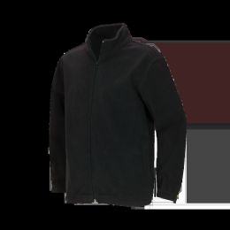 12 Bulk Boys Polar Fleece Full Zip Jacket Water Resistant Lining Black Xs - S