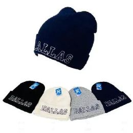 24 Bulk Cuffed Knit Toboggan Dallas