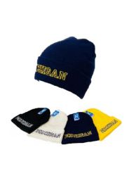 24 Bulk Cuffed Knit Toboggan Michigan