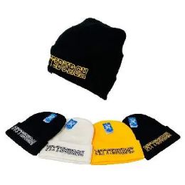 24 Bulk Cuffed Knit Toboggan Pittsburgh