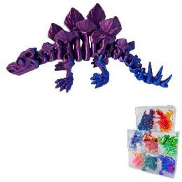 12 Bulk 3d Printed Model Stegosaurus 10-inchx4.5-inch