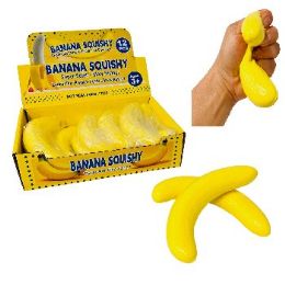 24 Bulk 6" Slow Rise Squishy Banana