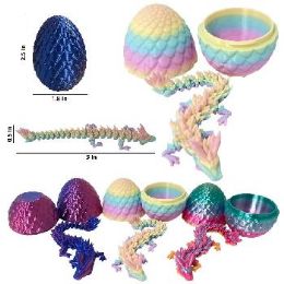 24 Bulk 3d Printed Model 2.5-inch Dragon In Egg