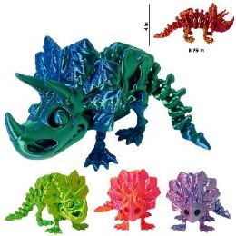 12 Bulk 3d Printed Model Large Triceratops