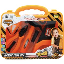 12 Bulk 7pc Tools Play Set In 10.5-Inch Window Briefcase
