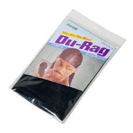 72 Bulk DuRag Black Color