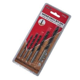 36 Bulk 5-Piece Wood Drill Bit Set