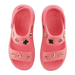 15 Bulk Woman's Double Strap Slingback Platform Sandal Pink