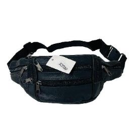 12 Bulk LeatheR-Like Waist Bag